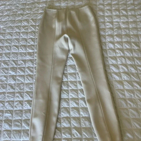 The Row beige off white structured tailored crop pants - Picture 6 of 10